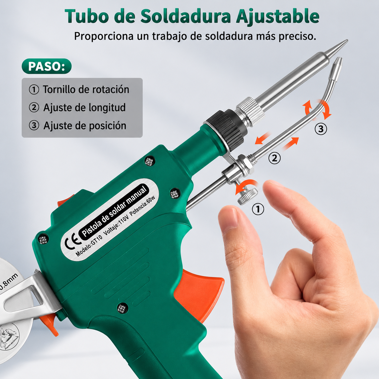 🔥 LIQUIDACIÓN DE STOCK PROMO: Pistola de Soldadura Profesional